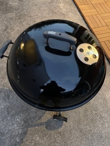 WEBERウェーバーチャコールグリル 47cm カバー、フック付き
