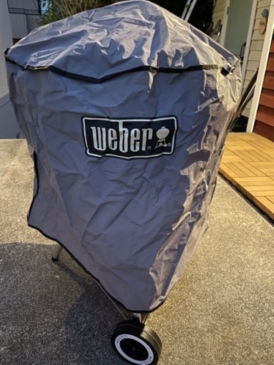 WEBERウェーバーチャコールグリル 47cm カバー、フック付き