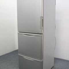 シャープ 3ドア冷凍冷蔵庫 どっちもドア 350L SJ-W351D-S シルバー系 2018年製 SHARP  中古家電 店頭引取歓迎 R4878)