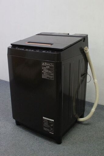 東芝 ZABOON 全自動洗濯機 ウルトラファインバブル 洗濯10㎏ AW-10SD6 グレインブラウン 2018年製 TOSHIBA 中古家電 店頭引取歓迎 R4937)