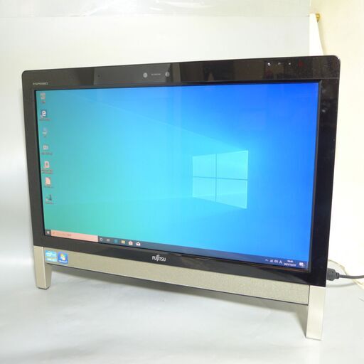超大容量HDD-2TB テレビ機能 一体型パソコン 中古美品 20型ワイド 富士通 FH58/DM 第2世代 i5 4GB Blu-ray 無線 カメラ Win10 Office