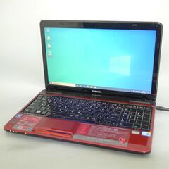 即使用可 レッド ノートパソコン 15.6型 東芝 dynabo...