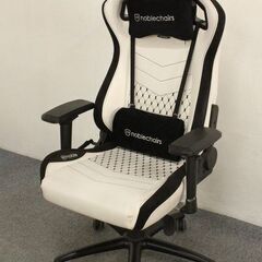 ノーブルチェアーズ NBL-PU-WHT-002 ゲーミングチェア EPIC プレミアムホワイト NOBLECHAIRS 椅子 中古家具 店頭引取歓迎 R4910)