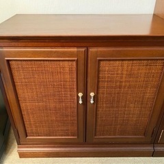 木製アンティーク棚　2台