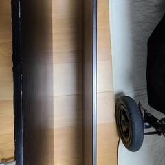 ★交渉中★黒ガラスのテーブル　12/30までに処分しますの画像