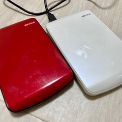 BUFFALOポータブルハードディスク2台セット　320Gと500Gの画像