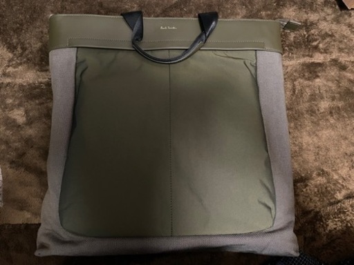 ポールスミス新品トートバッグ・ショルダーバッグ　カーキ色