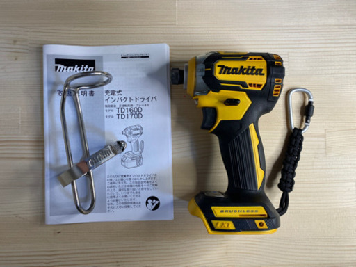 中古 マキタ　TD170 18V 充電式 インパクトドライバ