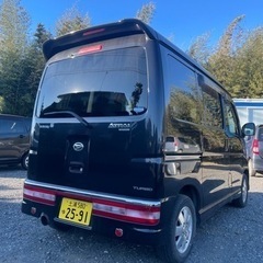 車検たっぷり❗️ダイハツ アトレーワゴン ターボ　茨城　シルバー　フルセグナビの画像