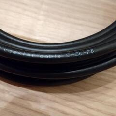 新品未使用5C 75Ω 同軸ケーブル 10m 2重シールド仕様の画像