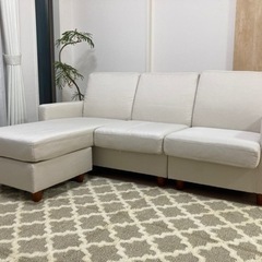 超美品　早いもの勝ち⭐︎LOWYA⭐︎ カウチ sofa 3人掛け 三人掛け　更に値下げ！