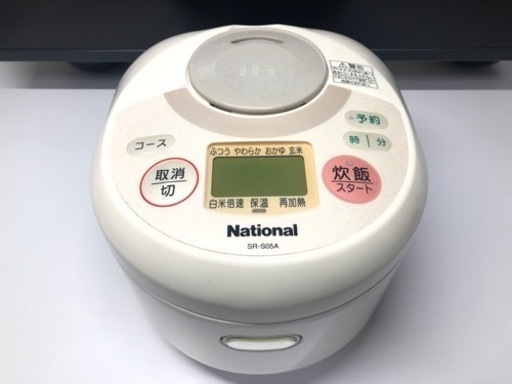 National SR-S05A ＩＨジャー炊飯器 0.5～3合