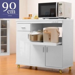 値下げ！【美品】レンジ台 レンジボード 食器棚