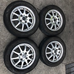 中古　155/65r13 タイヤ・アルミ　セット