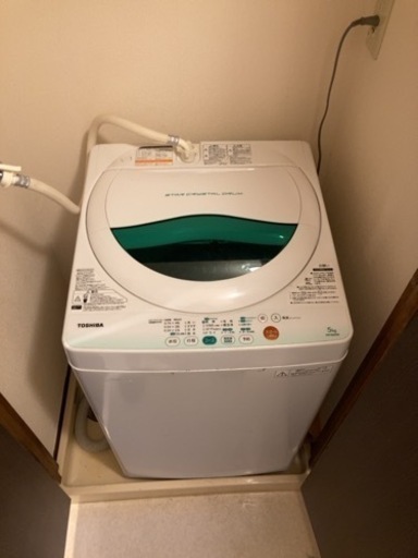 5キロ洗い選択機　TOSHIBA 中古