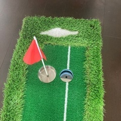 お譲りします　ゴルフ　パター練習マットの画像