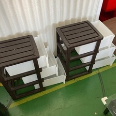 ● 3段収納ケース、２個セットの画像