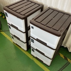 ● 3段収納ケース、２個セット