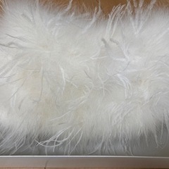 羽毛　ショール　成人式　着物にあわせての画像