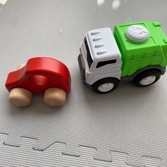 車セット☆木製&ゴミ収集車