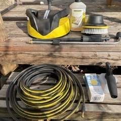 【家財整理中】ケルヒャー高圧洗浄機　オプション多数の画像