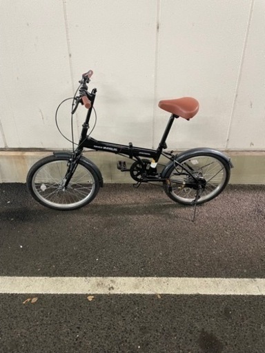 折りたたみ自転車　ブラック