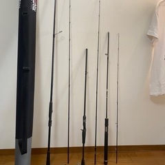 ロックフィッシュセット　ロッド3本　17スコーピオンDC 18フ...