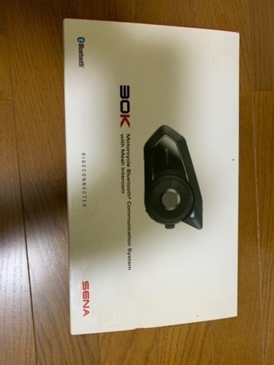 ジェットヘルメット　SENA30Kインカム付き