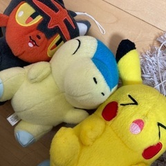 ポケモンぬいぐるみセットの画像