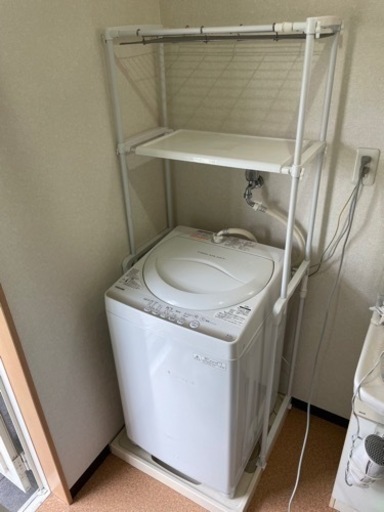 洗濯機4.2kg＆ランドリーラック