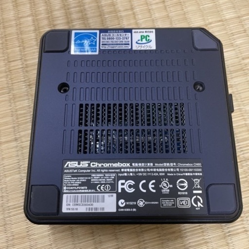 【美品】ASUS Chromebox cn60 配送 ChromeBox CN60 ASUS 美品
