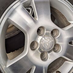 ☆60ヴォクシー純正15インチアルミホイール＆スタッドレスタイヤ 4本セット☆の画像