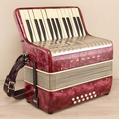 YAMAHA ヤマハ アコーディオン 384181 ボルドーレッ...
