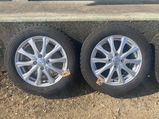 ワンシーズン使用 スタッドレスタイヤ＆ホイール4本セット 175/65R 15インチ