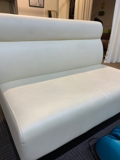 定価33,052円　Rusera 2シーターソファー ×2セット　アイボリー