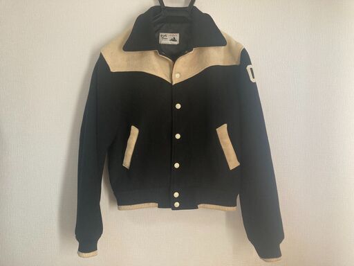 ラングリッツレザー　ウールジャケット