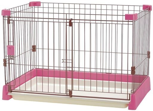 【新品未開封品未使用品】リッチェル ペット用 お掃除簡単サークル 90cm x 60cm　ピンク【商談中】