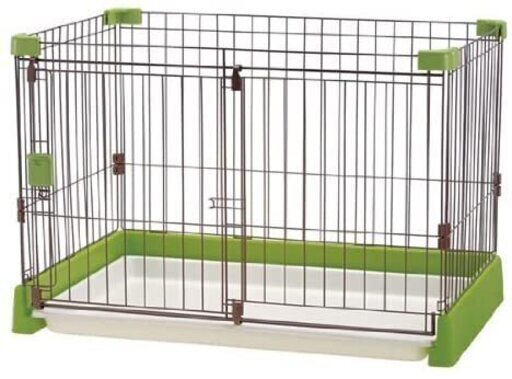 【新品未開封品未使用品】リッチェル ペット用 お掃除簡単サークル 90cm x 60cm　グリーン