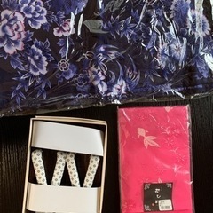 浴衣 帯 下駄付 新品未開封
