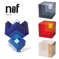 ネフ社/ naef キュービックス cubicus (赤) スイス 積み木 ブロックの画像