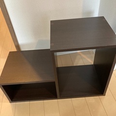 木製　ボックス　ブラウンの画像