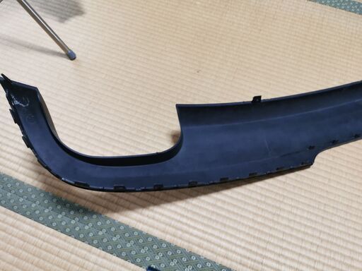 在庫あり アウディ TT 8J 純正 リアディフューザー 8j0807421 Audi TT 8J 純正 リア ディフューザー （両出し加工）中古品