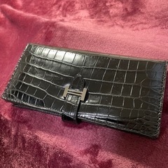 豪華！鰐革クロコダイル長財布！未使用！