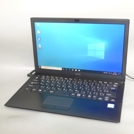軽量 薄型 ノートパソコン 高速SSD-256GB フルHD 13.3型 SONY VJS131C11N 中古美品 第6世代 i7 8GB 無線 Bluetooth Win10 Office