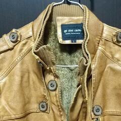 合皮 ハーフコートの画像