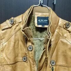 合皮 ハーフコートの画像