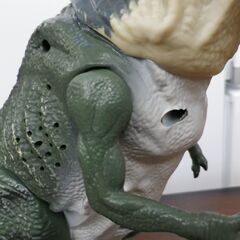 ラジコン ティラノサウルス 恐竜 リモコン付き グリーン 西岡店の画像