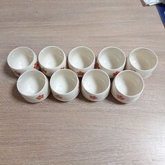 【中古品】湯飲み 9個セットの画像