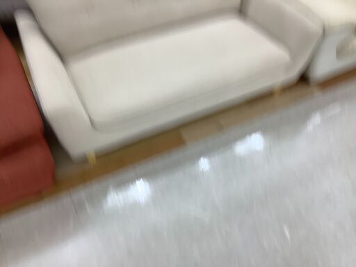 2人掛けソファ　ライトグレー　布【トレファク岸和田店】