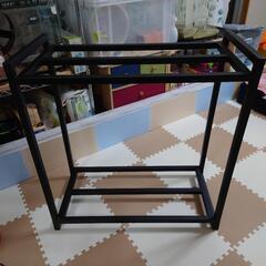 【美品】60cm水槽用 組立2段台BK